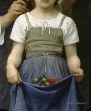 Parure des champs à droite réalisme William Adolphe Bouguereau Peinture à l'huile